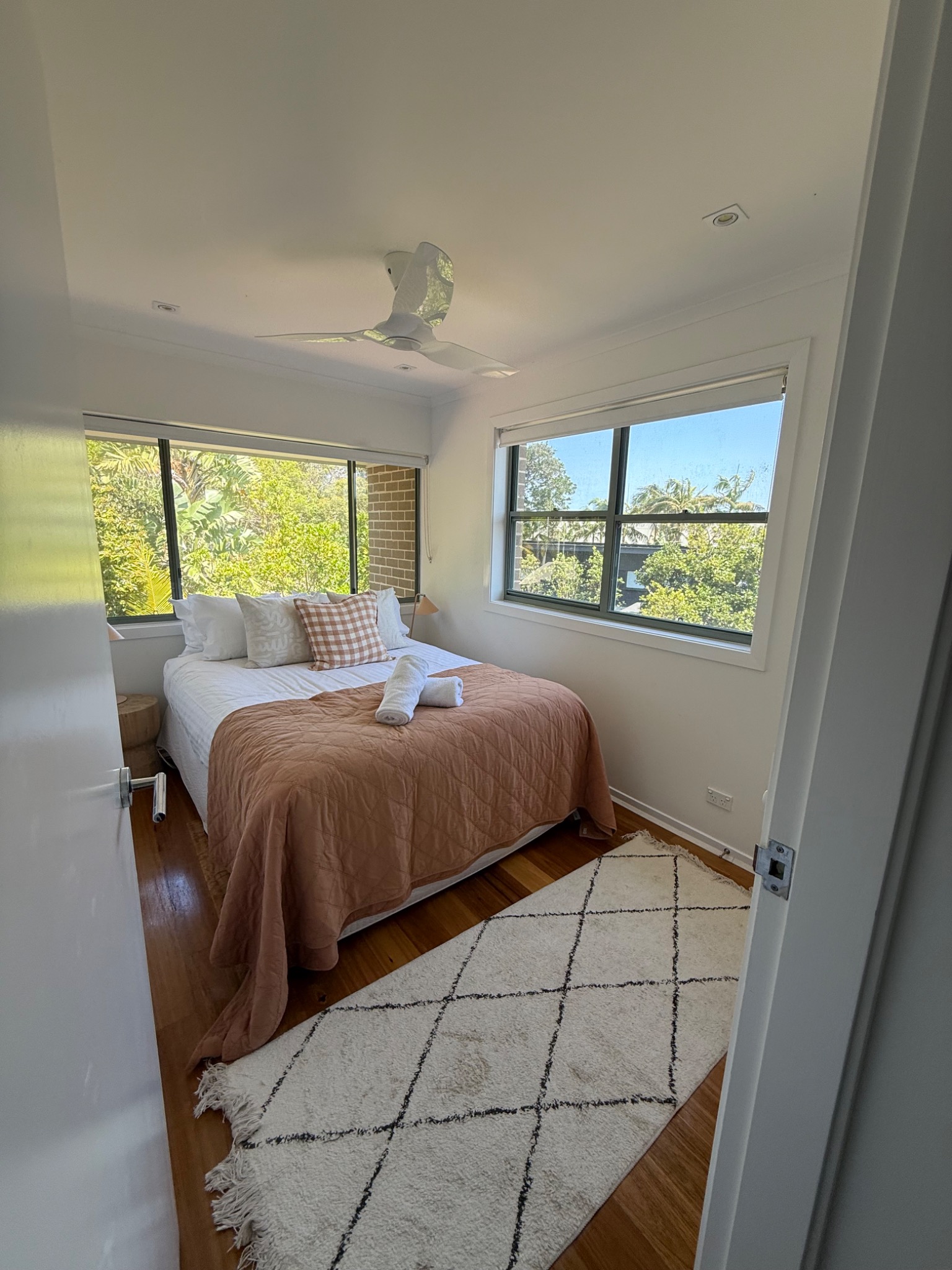 Second bedroom cleaned by Byron Shine Cleaning