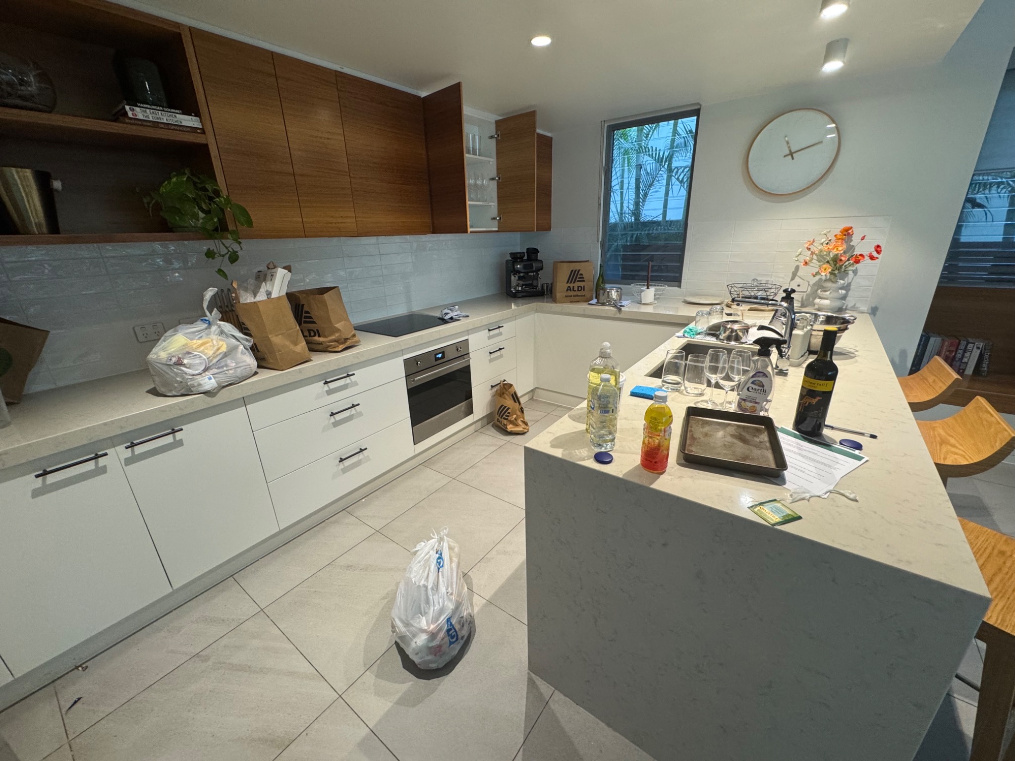 Second kitchen cleaned by Byron Shine Cleaning